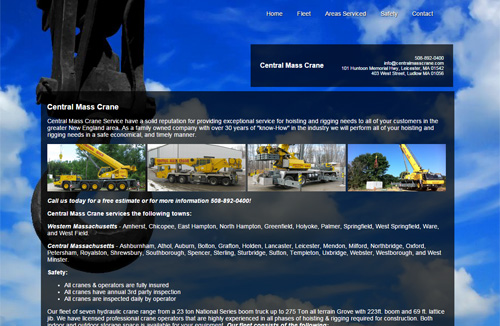 central mass crane