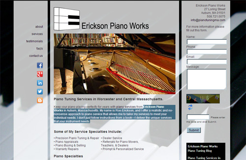 Erickson Piano Tuning